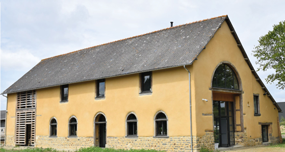 Sas Veille Cloison Seche Rennes Dervenn Rehabilitation Grange En Bureaux Betton Veille Plaquiste Isolation Biosourcee Rennes Atelier Trigone