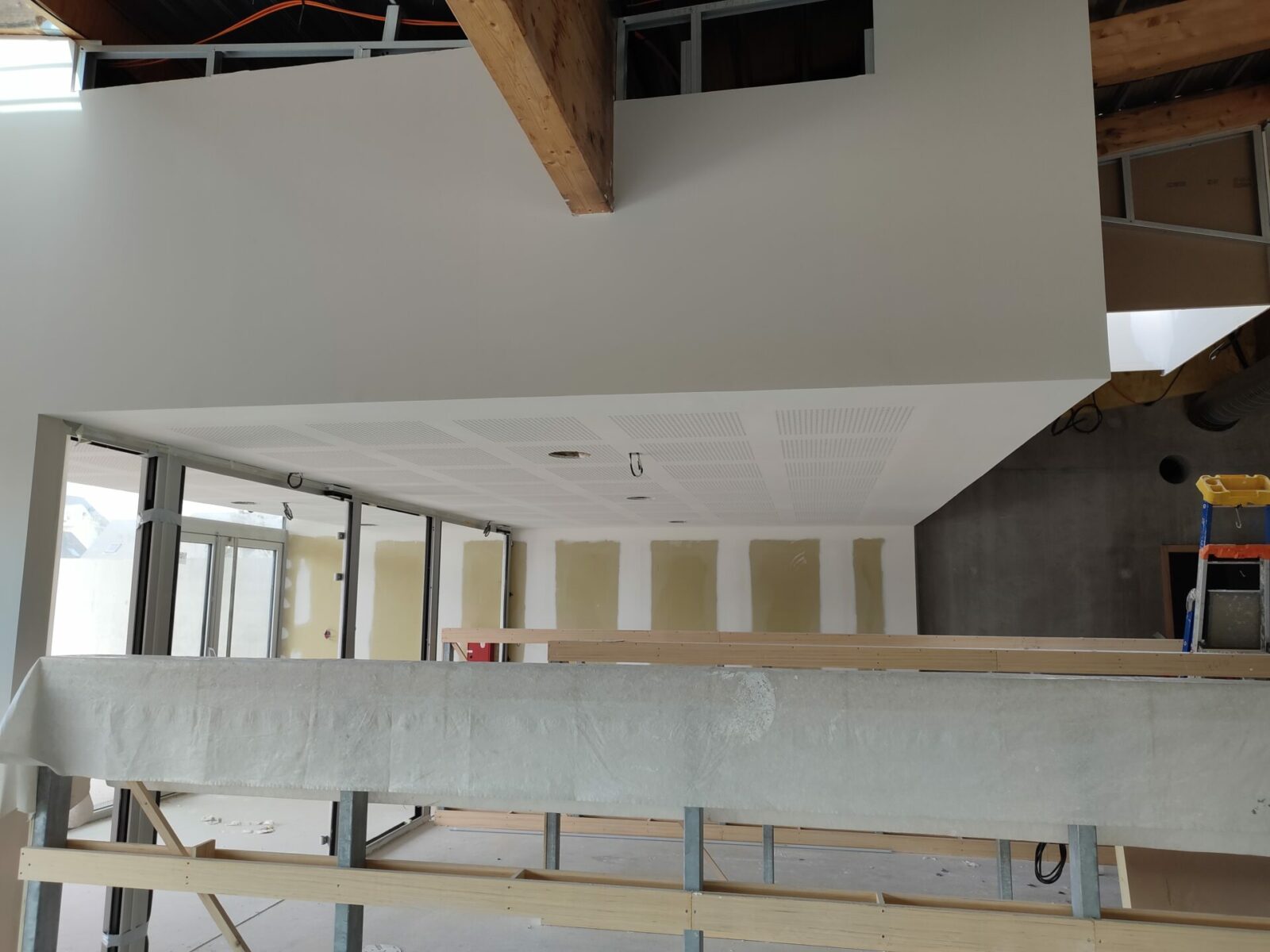 Sas Veille Cloison Seche Rennes Construction Du Restaurant Scolaire De Corps Nuds VEILLE Plaquiste Chateaubourg