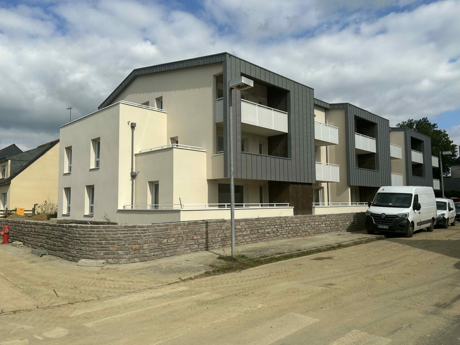 Sas Veille Cloison Seche Rennes Construction 17 Logements Collectifs Mordelles Veille Plaquiste Chateaubourg